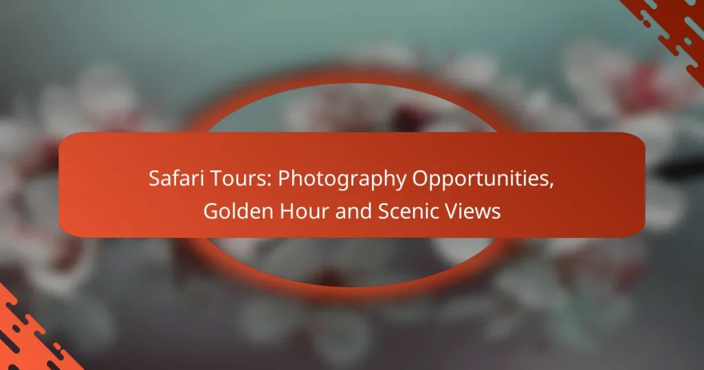Safari Tours: Photography Opportunities, Golden Hour and Scenic Views