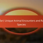 Safari: Unique Animal Encounters and Rare Species
